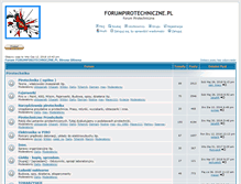 Tablet Screenshot of forumpirotechniczne.pl
